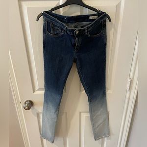 🇮🇹 Haikure skinny jeans with gradient faded bottom